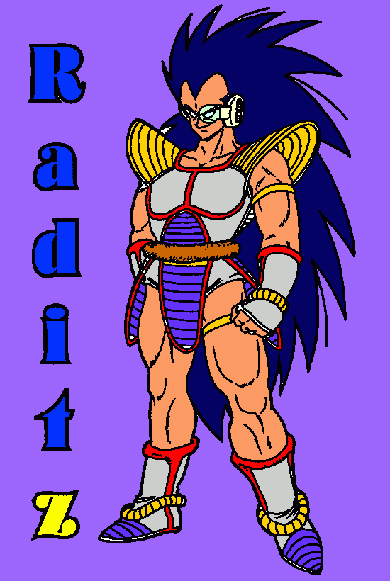 Raditz coloring page