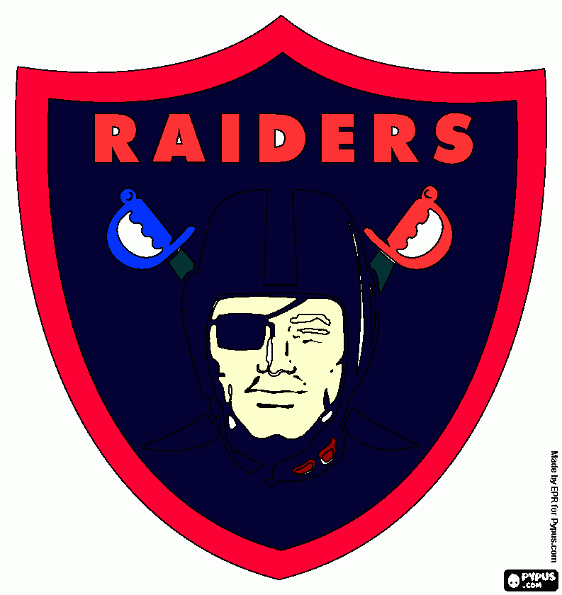 Raider coloring page