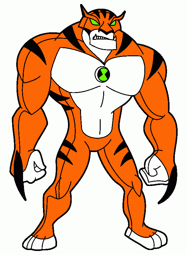 Rath ben10 coloring page