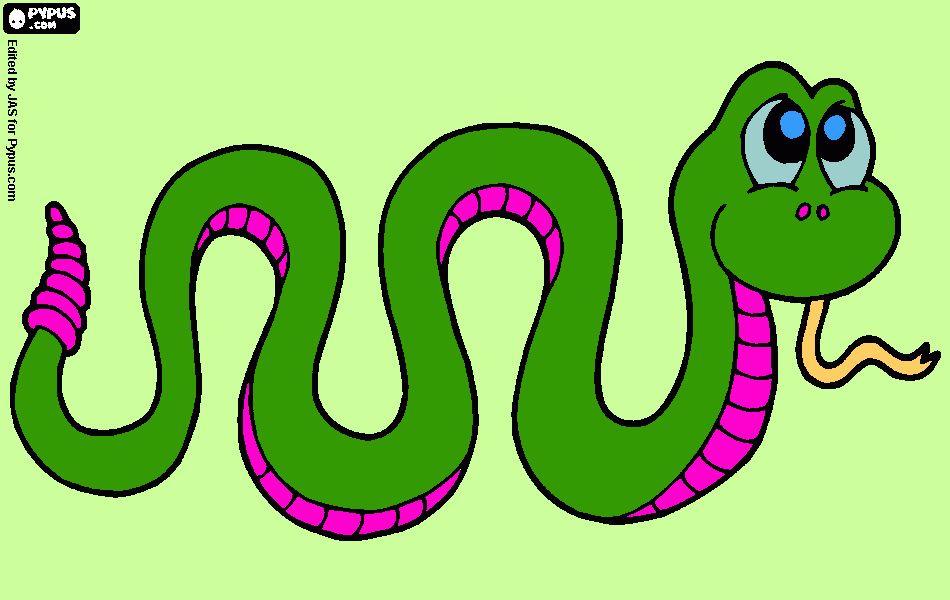 rattlesnake coloring page