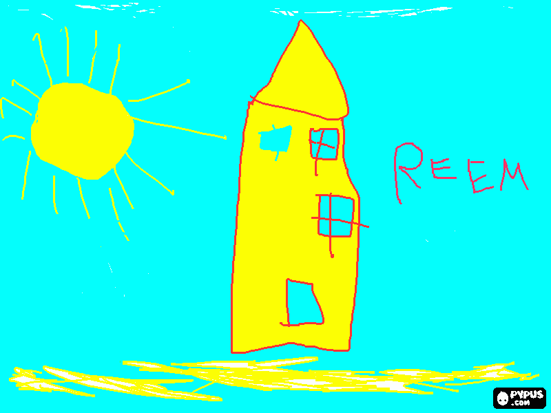Reem coloring page