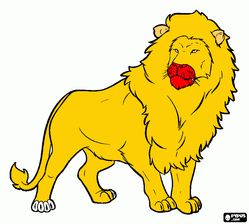 regele junglei coloring page
