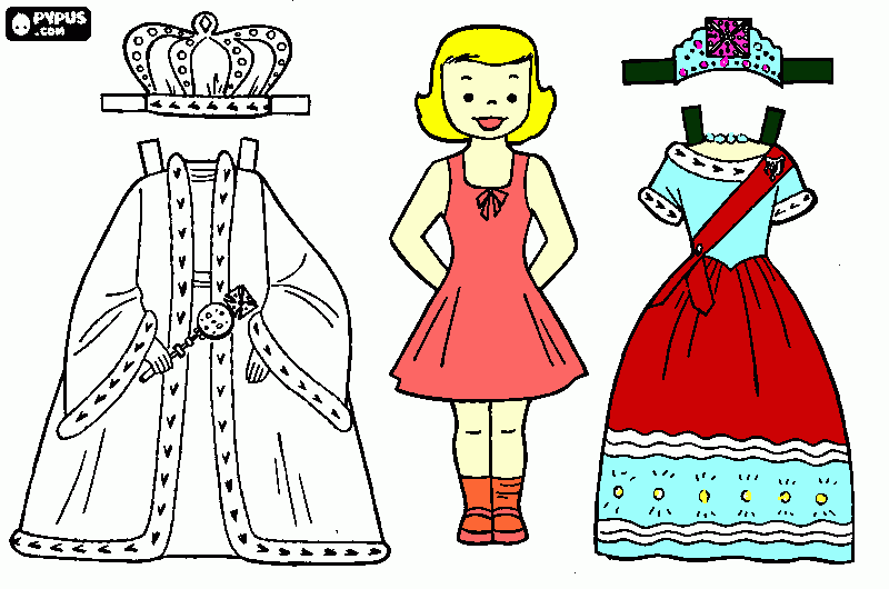 regina coloring page