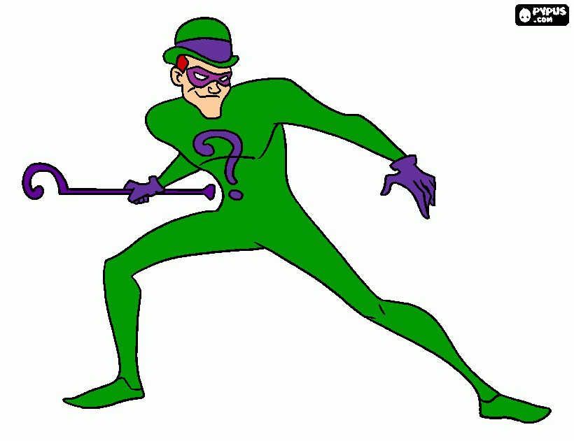 Riddler (Batman) coloring page