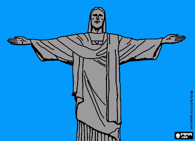 Rio de janeiro,Brazil coloring page