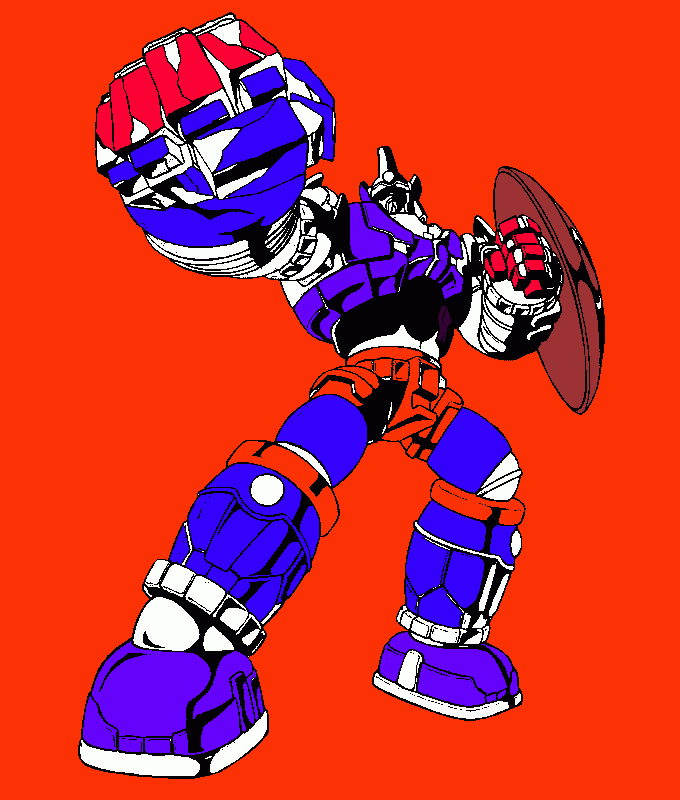 robot coloring page
