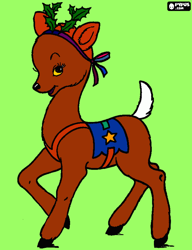 rudy coloring page
