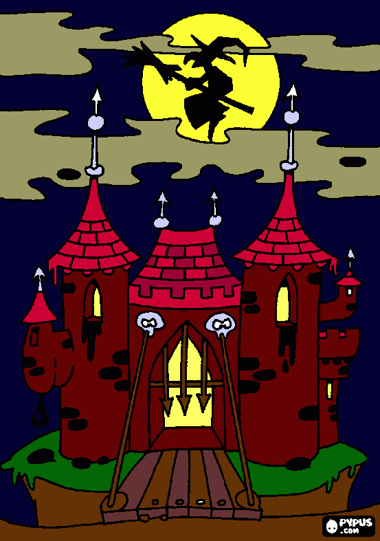 rumah la coloring page