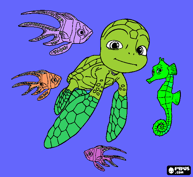 Sammy nagy kalandja coloring page