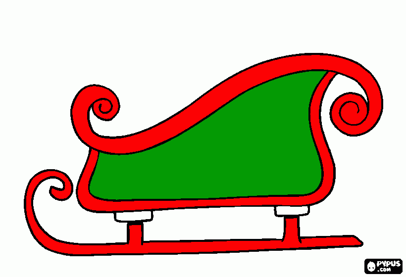 sanki coloring page