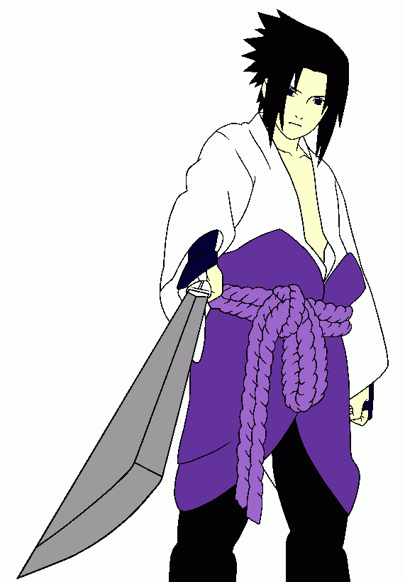 sasuke coloring page