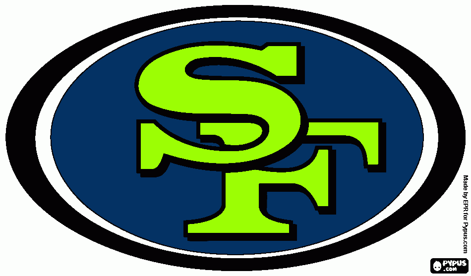 Seahawks Fan coloring page