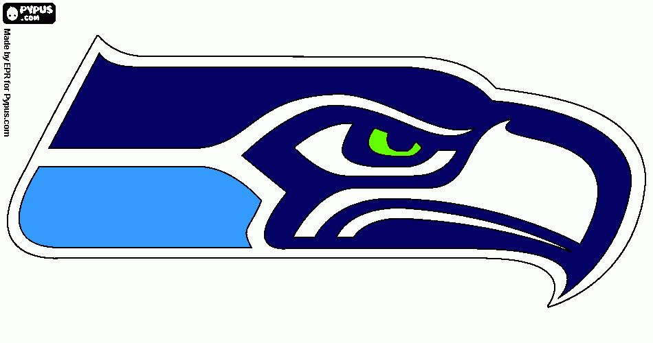 seahawks coloring page