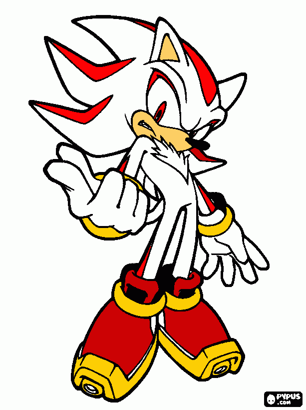 shadic hyper form coloring page