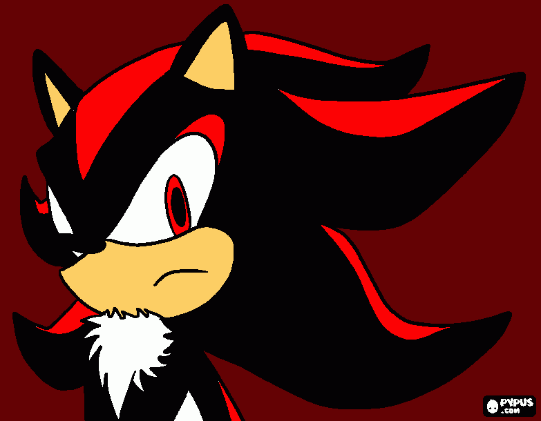 Shadow is so cool! coloring page