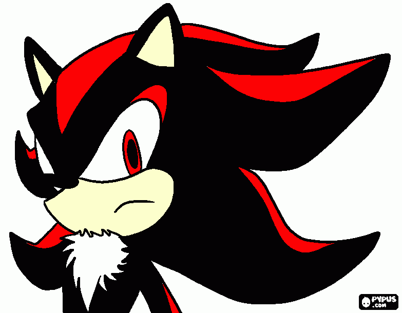 shadow pic coloring page