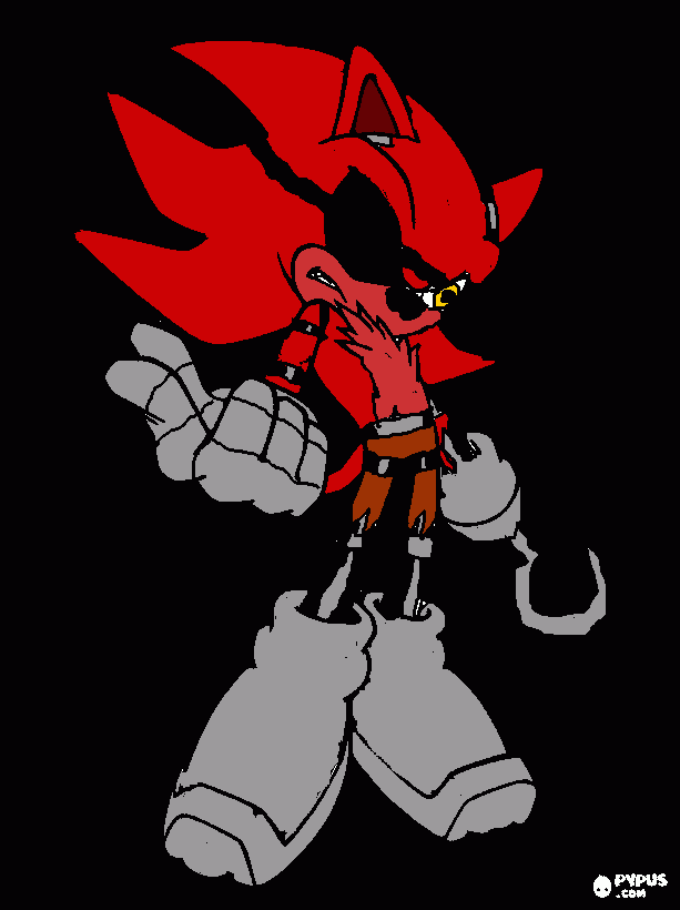 Shadow The Pirate coloring page