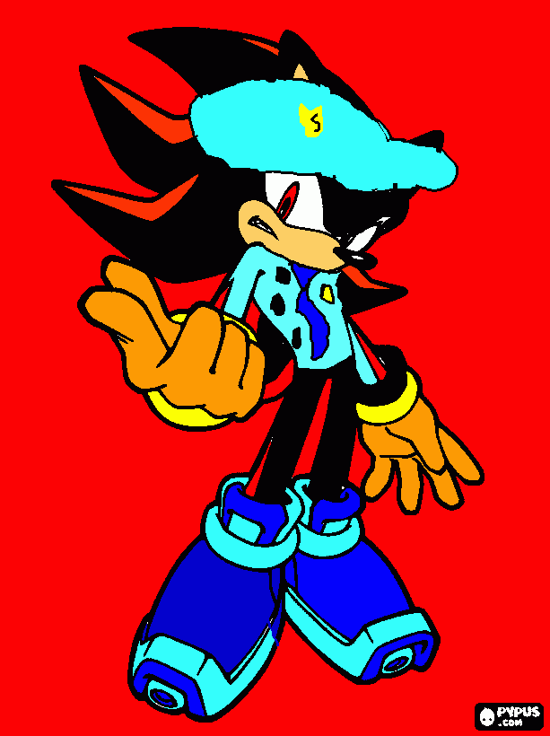 Shadow to C.O.P coloring page