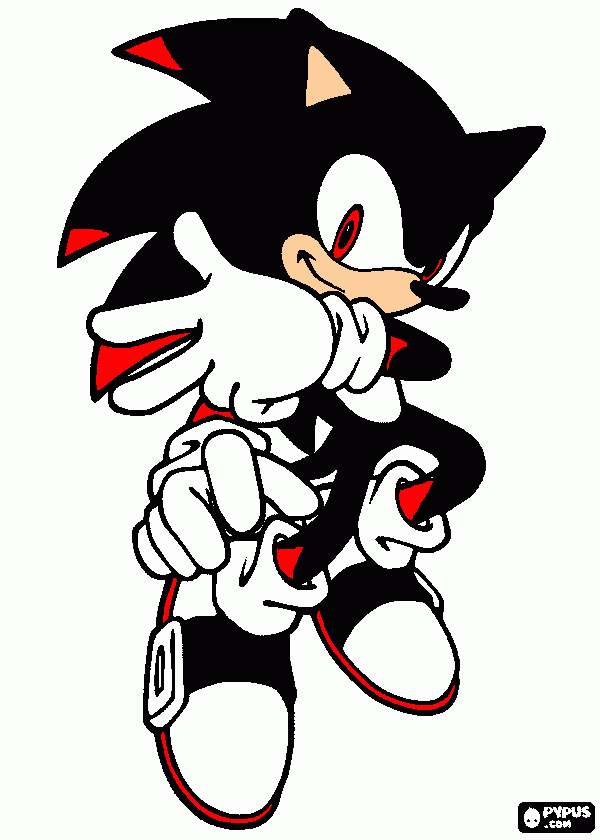 shadow coloring page