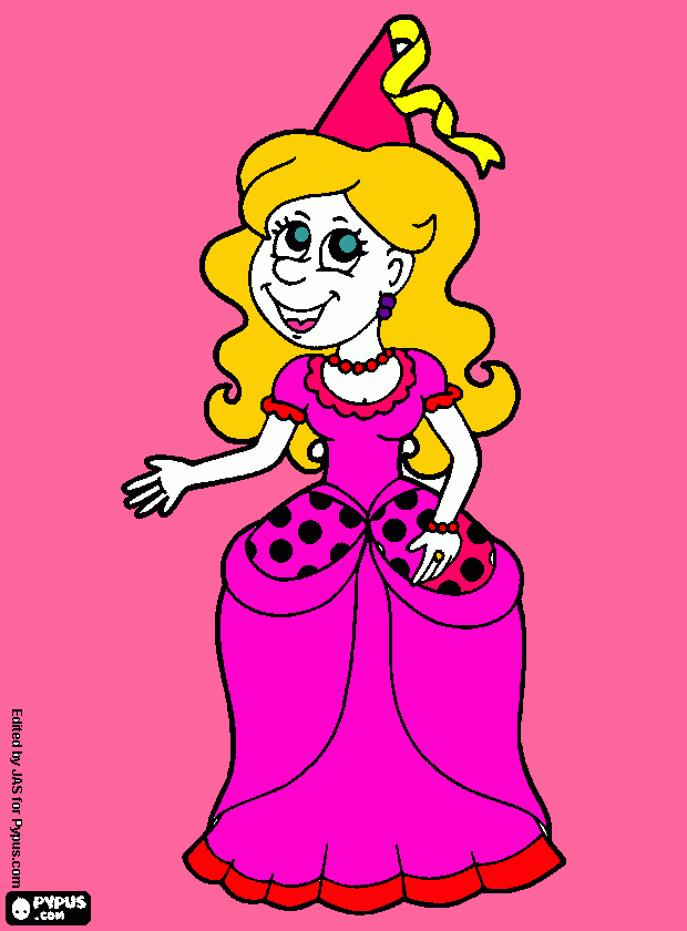 shes cute shes pretty coloring page