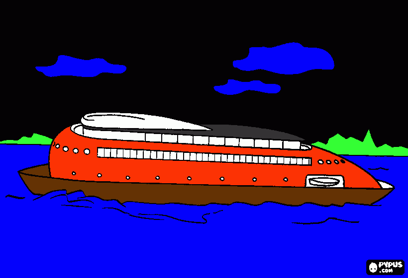 ship coloring page