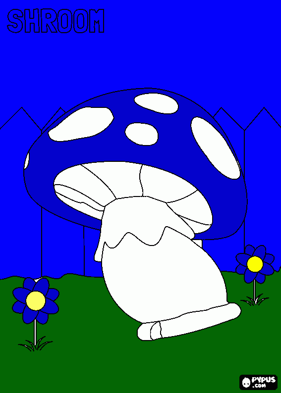 SHROOM GNOMEO coloring page