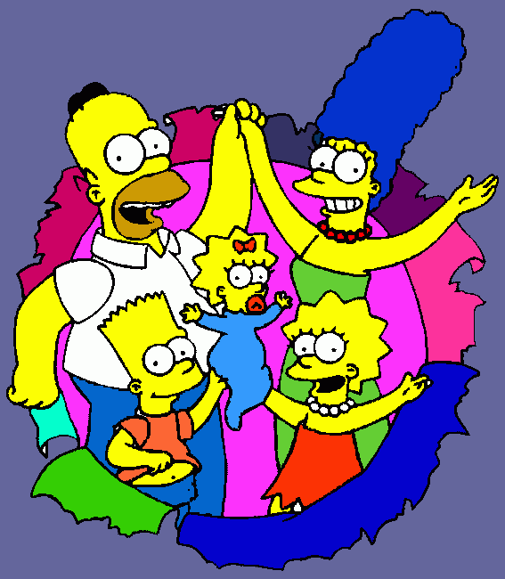 simpsons coloring page