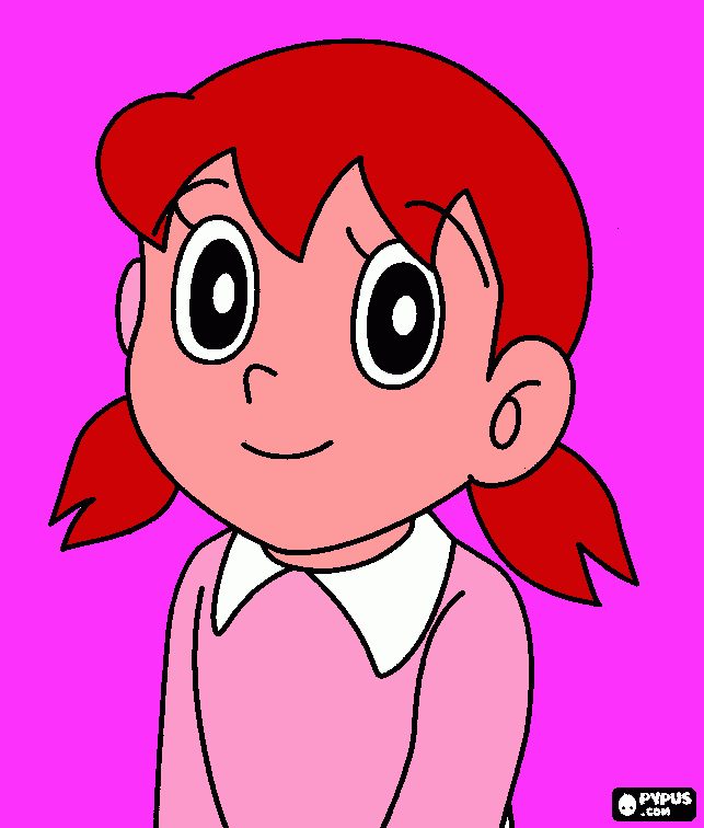 sizuka coloring page