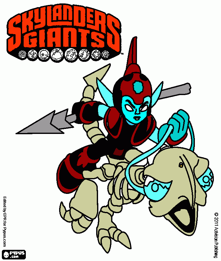 Sklylander Giant coloring page