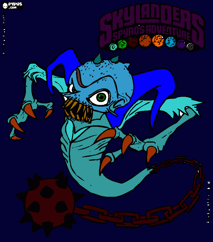 sky lander coloring page