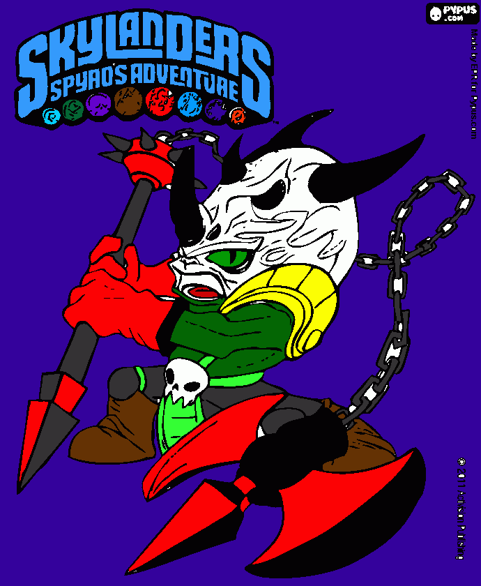 skyplander coloring page