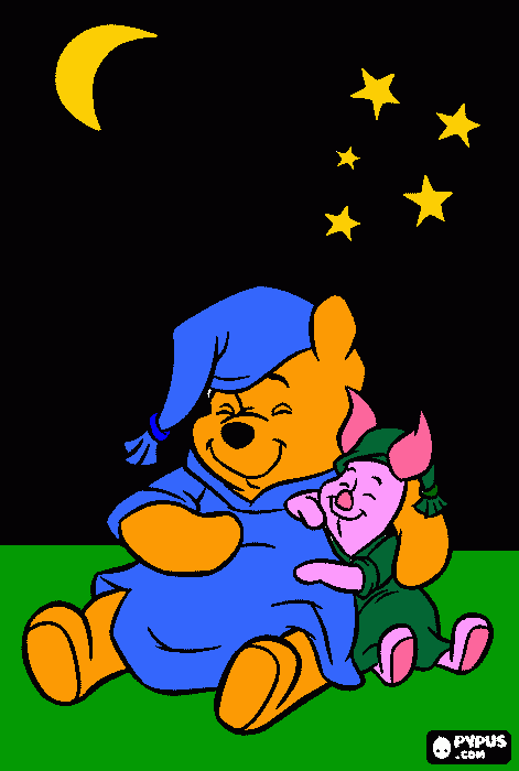 sleep coloring page