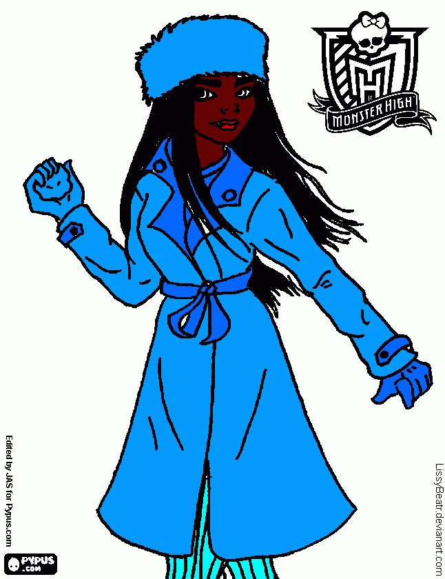 snow day coloring page