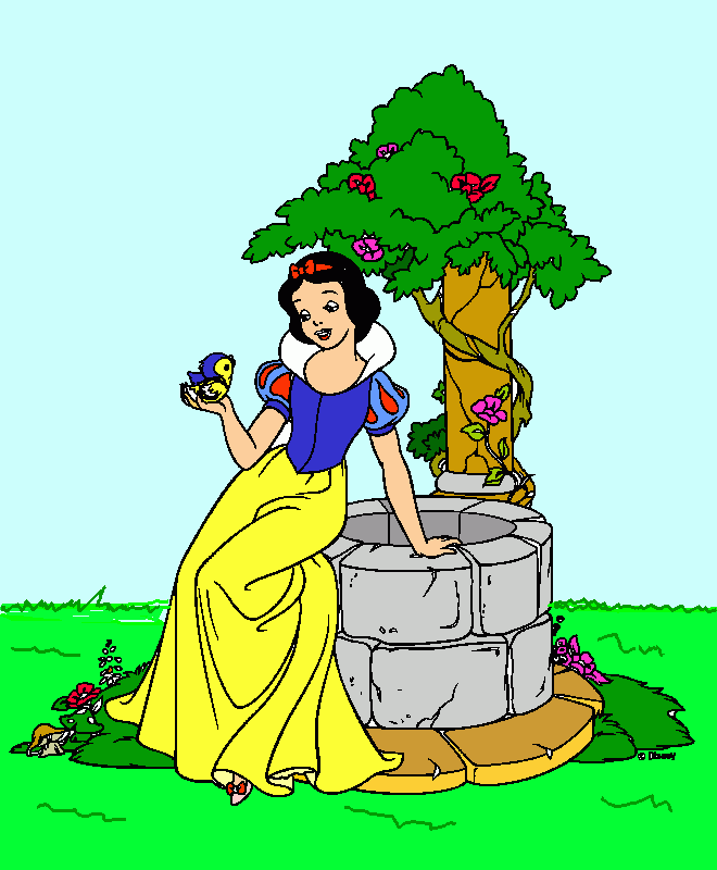 Snow White coloring page