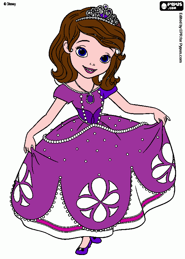 sofiya coloring page