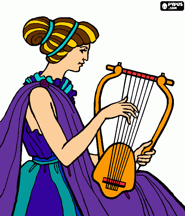 some girl coloring page