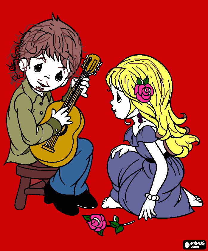 songbook coloring page