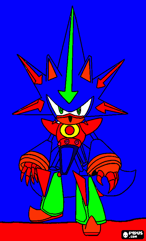 sonic door coloring page