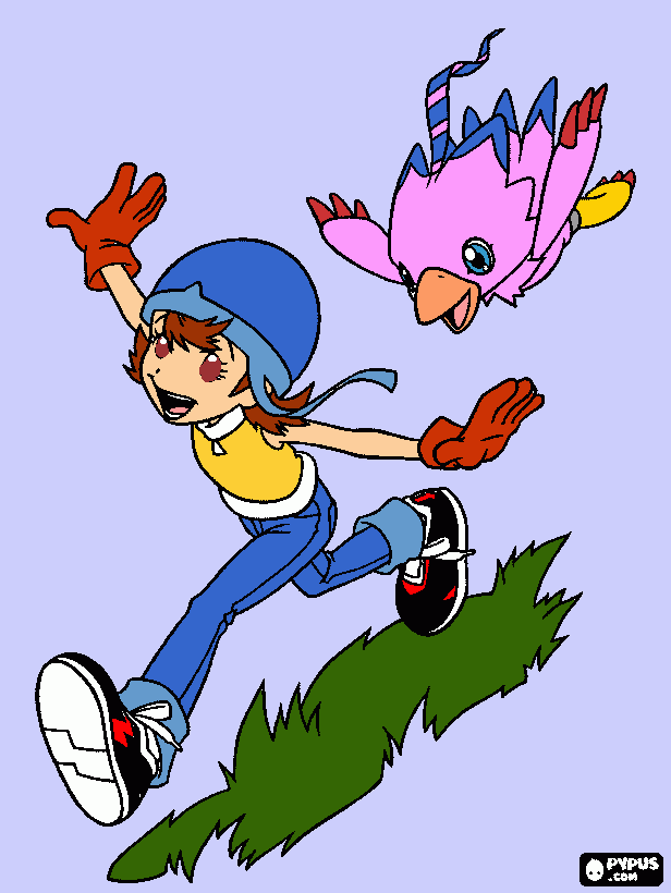 sora coloring page