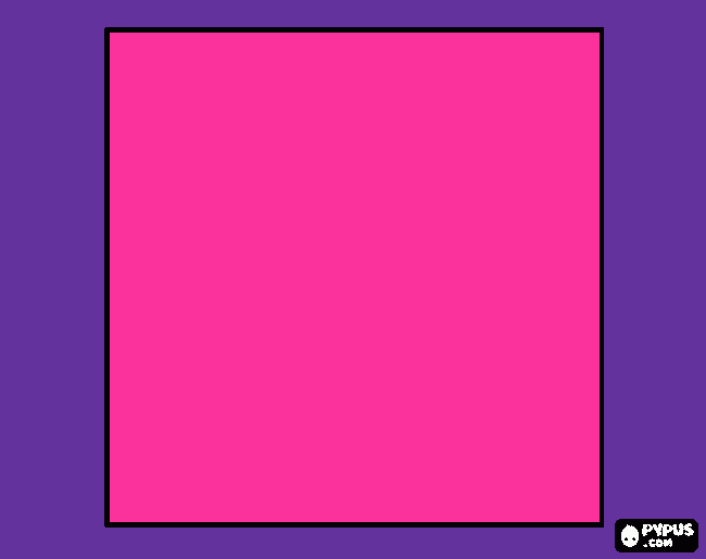 square coloring page