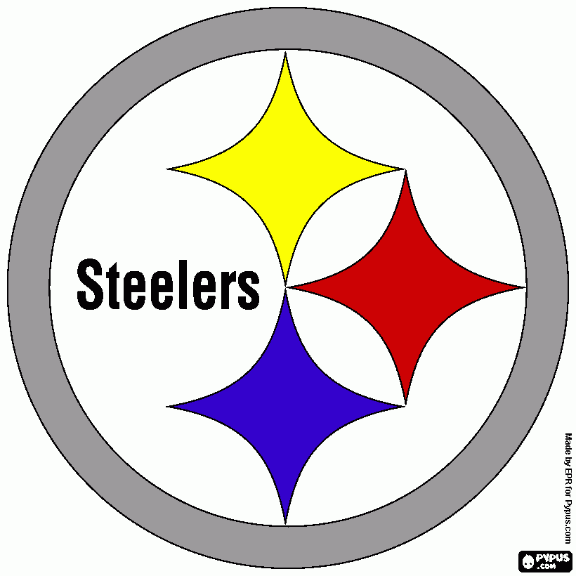 Steelers Logo coloring page
