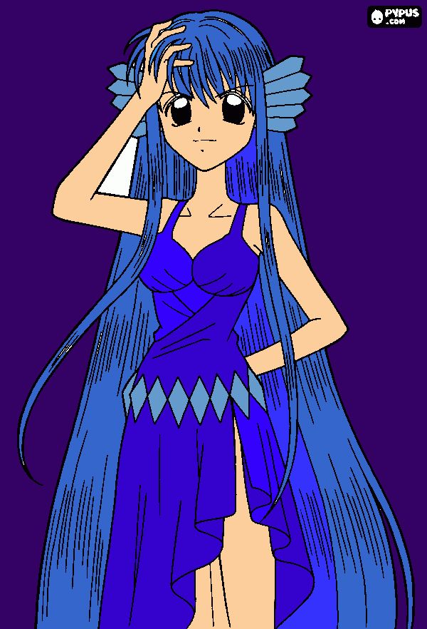 Style coloring page
