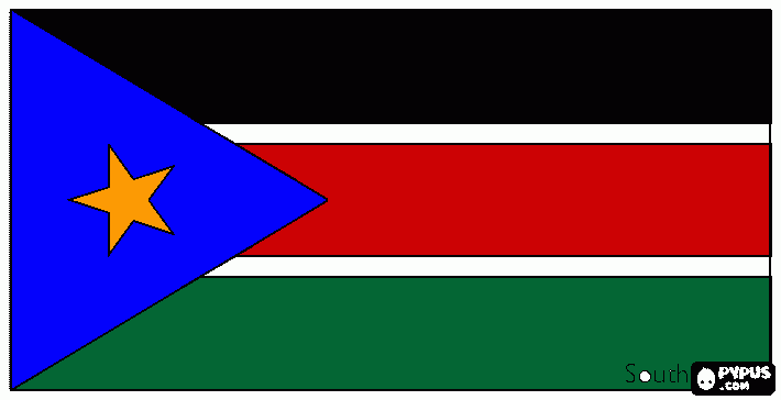 sudan coloring page