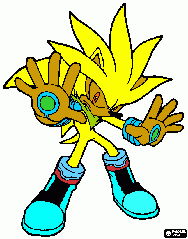 super silver from anthony coloring page