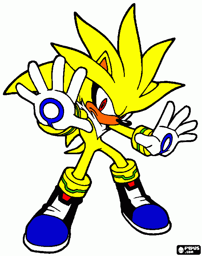 super silver coloring page