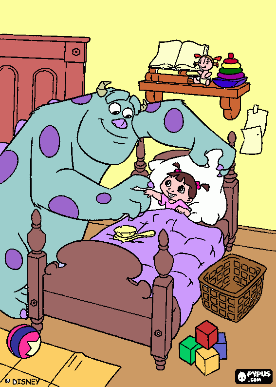 Szörny rt. coloring page