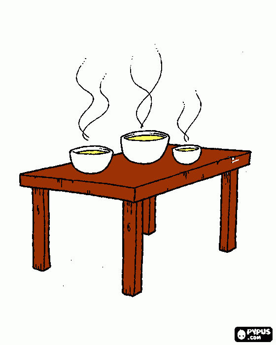 table and chairs  coloring page