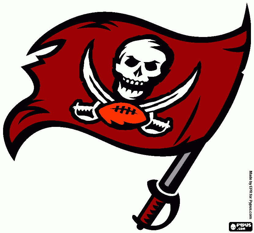 tampa bay buccaneers coloring page