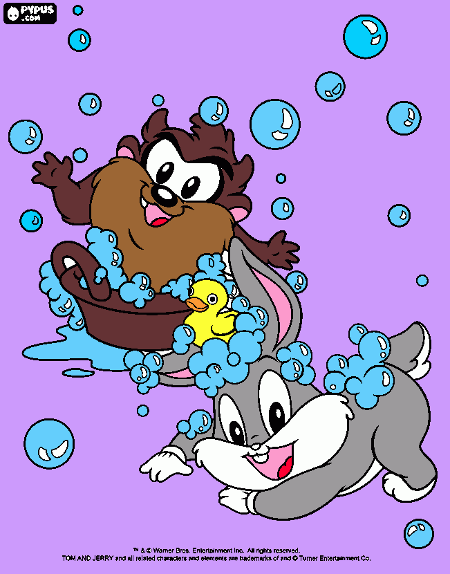 tazmania coloring page