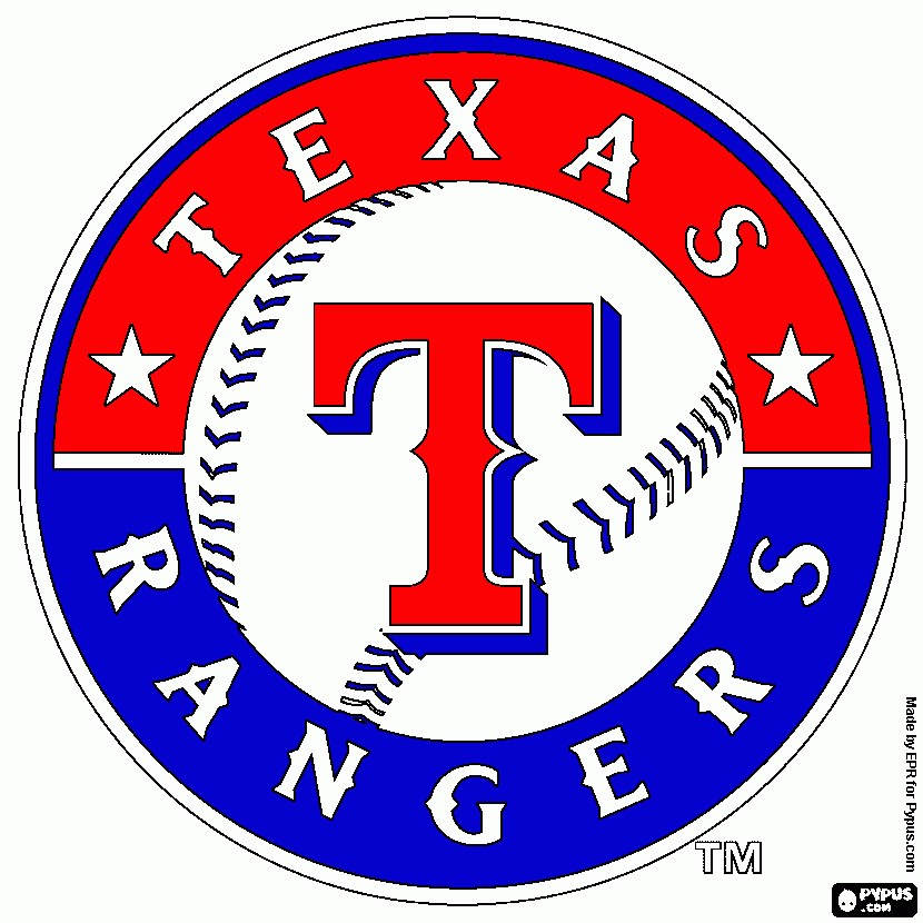 TEXAS RANGERS!!!!!!!(: coloring page
